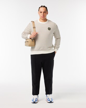 Sweater De Algodón Con Insignia Lacoste