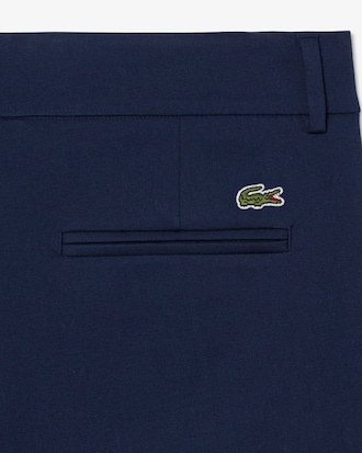 Pantal&oacute;n chino de corte recto de tela gabardina de algod&oacute;n