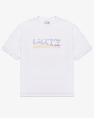 Remera De Manga Corta Holgada Para Hombre En Jersey De Algodón