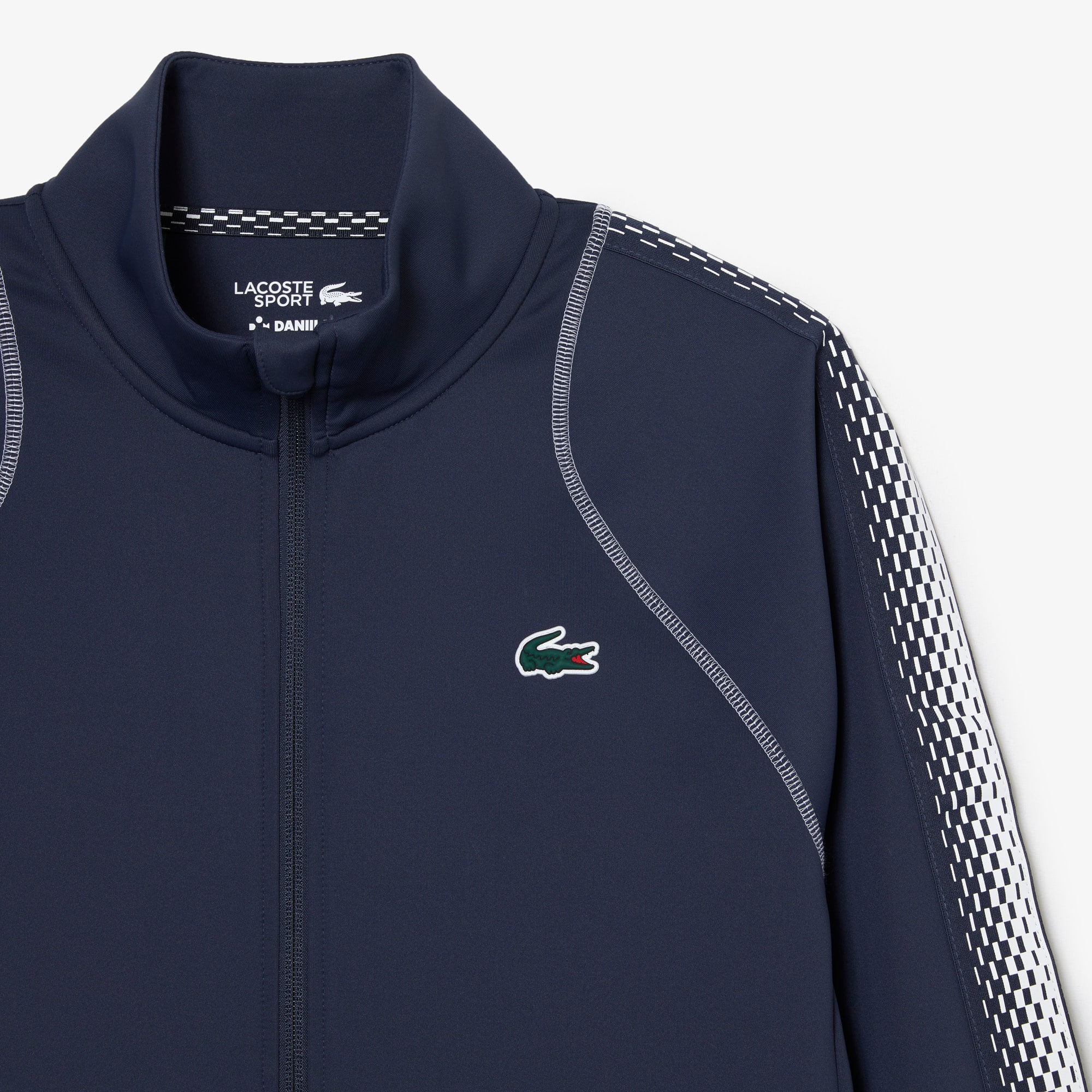 Moletom masculino Lacoste Tennis x Daniil Medvedev com zíper