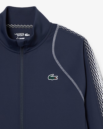 Moletom masculino Lacoste Tennis x Daniil Medvedev com zíper