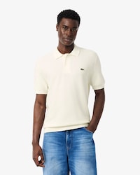 Polo em malha de caimento cl&aacute;ssico