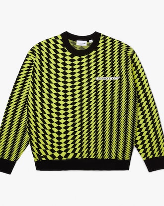 Su&eacute;ter masculino Lacoste Relaxed Fit em jacquard