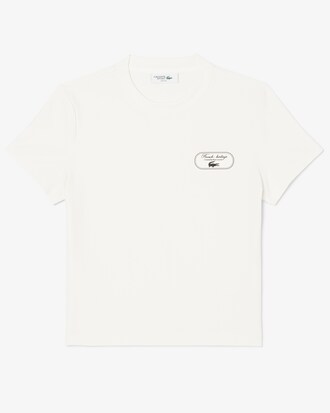 Camiseta Ultra Dry com emblema de t&ecirc;nis Heritage