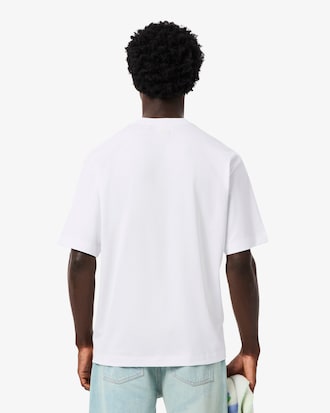 Remera de Algodón Oversized Estampada