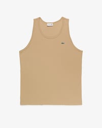 Regata de Algod&atilde;o Canelado Slim Fit