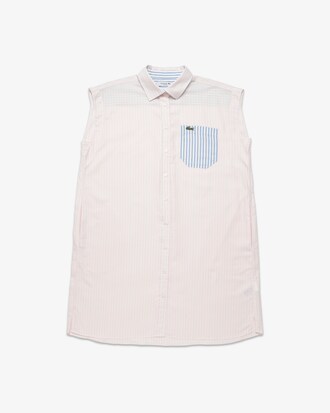 Vestido Sin Mangas A Rayas Para Mujer