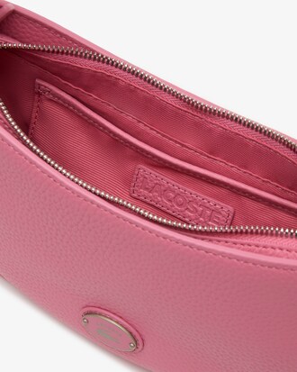 Bolsa feminina Lacoste Meia Lua em Couro Premium
