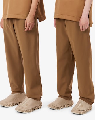 Calças de Treino em Mistura de Lã Runway