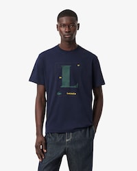 Remera de punto de algod&oacute;n con estampado