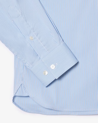 Camisa Rayada De Algodón Elastizado Al Cuerpo