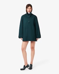Mini vestido de sarga oversize Runway