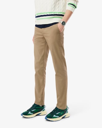 Cal&ccedil;a Chino Slim Fit em Algod&atilde;o Stretch