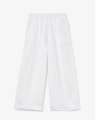 Cal&ccedil;a pantalona feminina com cintura ajust&aacute;vel