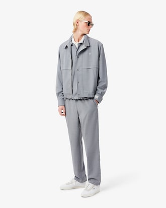 Pantal&oacute;n de Vestir de Lana Fit Regular