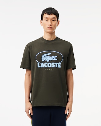 Camiseta de Algodão Pesado com estampa Gráfica