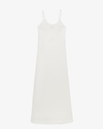 Vestido maxi de tirantes de corte entallado