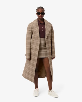 Pollera Escocesa Corta Repelente al Agua