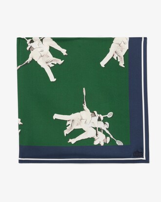 Lightweight Printed Silk Scarf