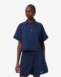 Polo Oversized em Sarja Fluida
