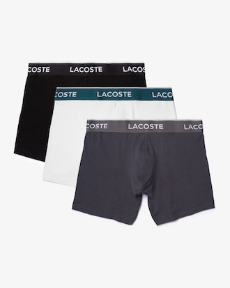 Pacote com 3 Cuecas Boxer com Cintura com Logo