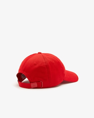 Bon&eacute; Lacoste Ajust&aacute;vel Unissex em Sarja de Algod&atilde;o Org&acirc;nico