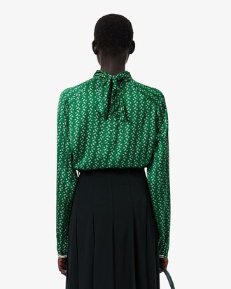 Camisa Oversize Estampada de Pasarela