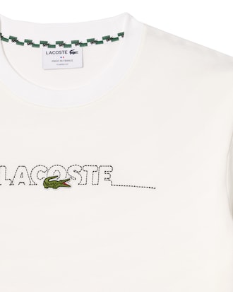 Camiseta bordada fabricada na França