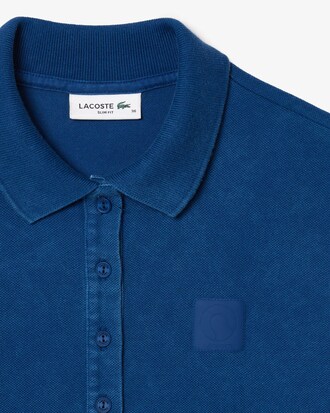 Polo Petit Piqu&eacute; De Efecto Lavado Slim Fit