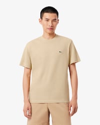 Camiseta de Piqu&eacute; Pesado em Algod&atilde;o e Linho