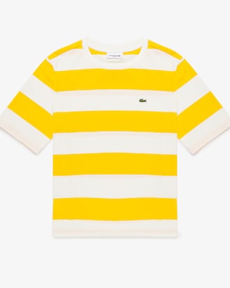 Remera De Ajuste Holgado A Rayas Para Mujer