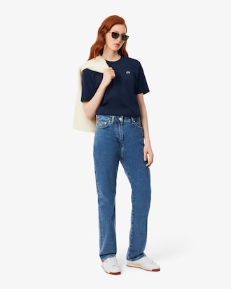 Camiseta de Algod&atilde;o com Caimento Relaxado