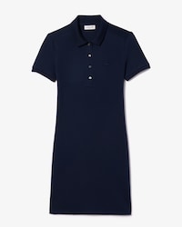 Vestido Polo Slim Fit em Mini Piqu&eacute; Stretch