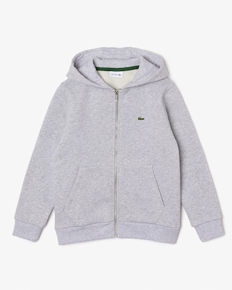 Moletom infantil Lacoste SPORT Tennis em fleece com zíper