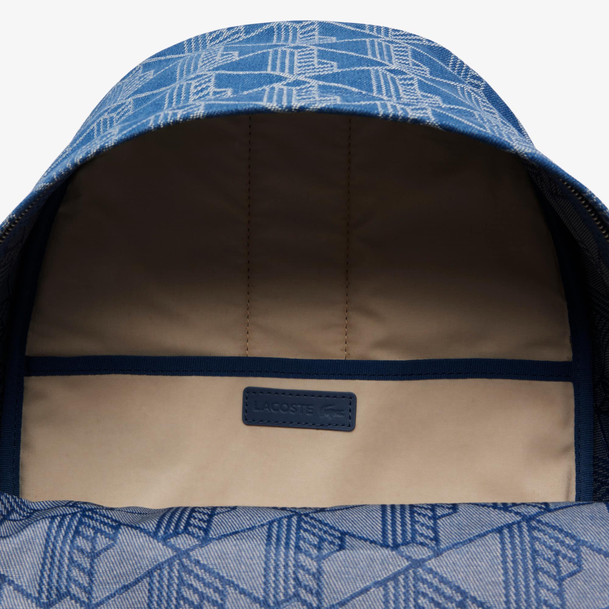 Mochila Unissex Neocroc em Jacquard Motif Monograma Lacoste