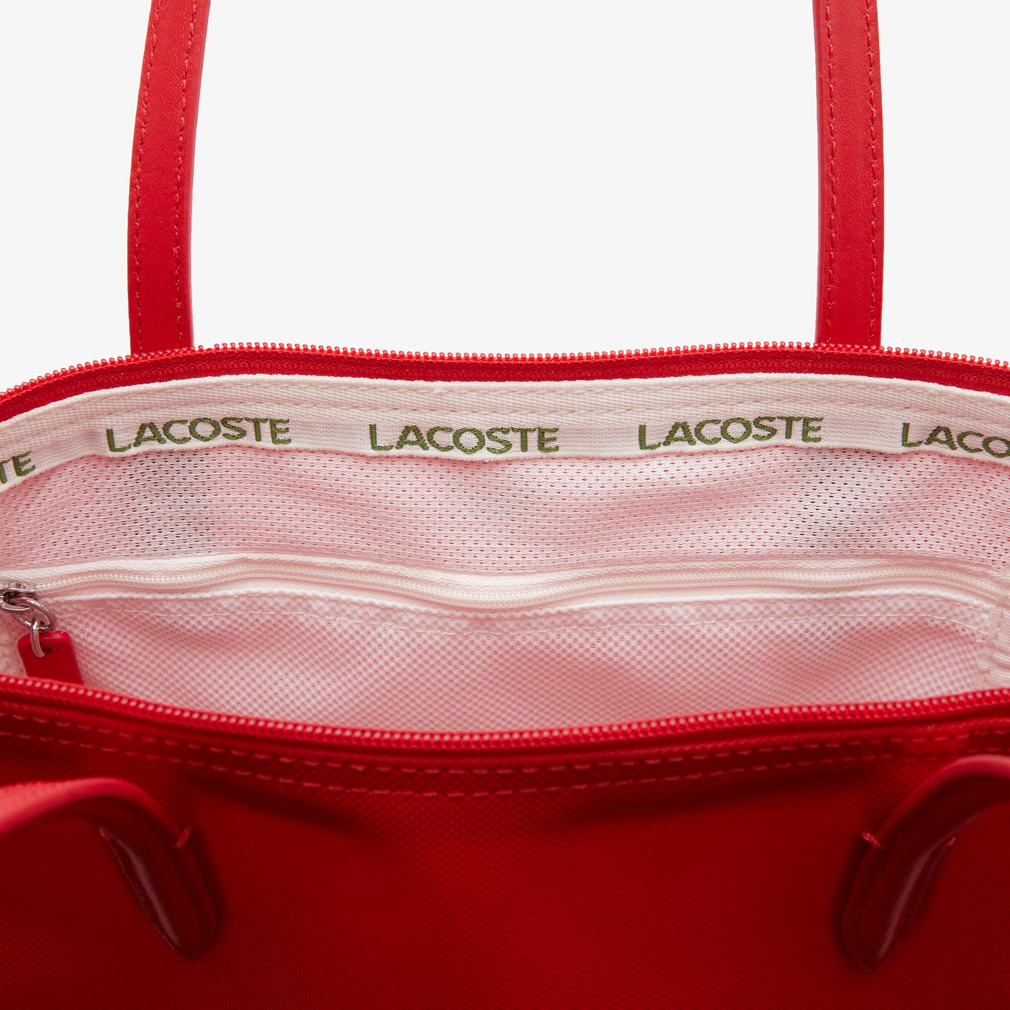 Bolsa Tote Feminina Vertical Lacoste Concept com Zíper