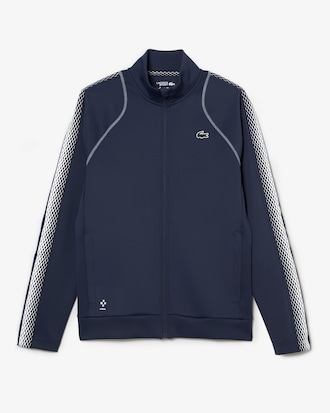 Moletom masculino Lacoste Tennis x Daniil Medvedev com zíper