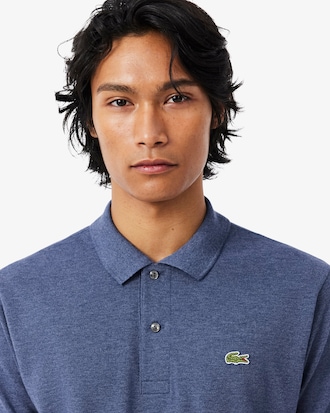 Polo Cl&aacute;ssico Fit L.12.12 em Efeito Mescla