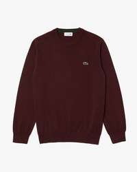 Su&eacute;ter em Jersey de Algod&atilde;o com Gola Careca