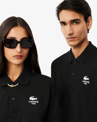 Polo Cl&aacute;ssico Fit com Estampa Assinatura L.12.12