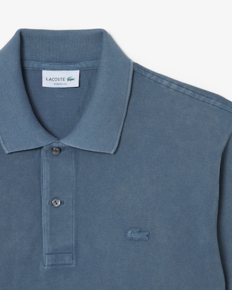 Polo L.12.12 Con Efecto Lavado Fit Cl&aacute;sico