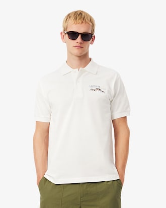 Polo de Mini-Piqu&eacute; Bordado Fit Cl&aacute;sico