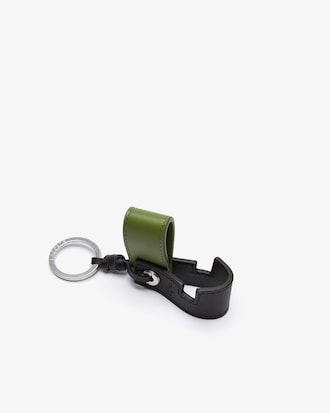 Caixa de presente com carteira de couro e chaveiro masculinos Fitzgerald em couro macio