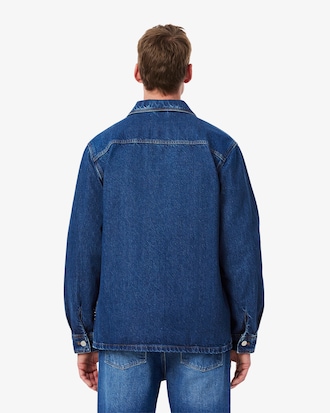 Sobrecamisa De Denim De Algodón Pesado