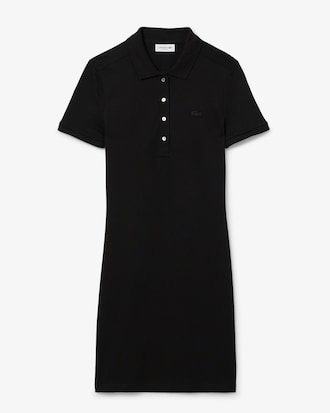 Vestido Estilo Polo De Piqué Elastizado Slim Fit