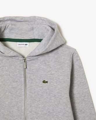Moletom infantil Lacoste SPORT Tennis em fleece com zíper