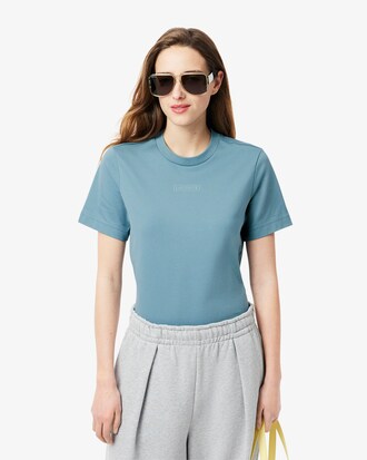 Camiseta de Algod&atilde;o com Estampa