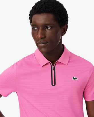 Polo Tennis Ultra Dry Stretch com Jacquard