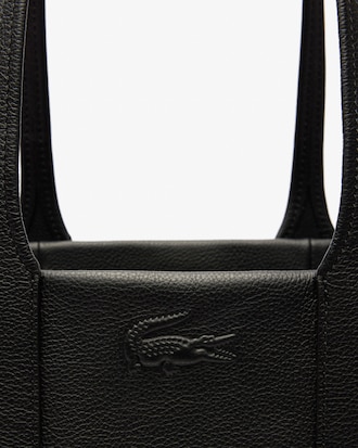 Bolsa Tote Grande City Court em Couro Texturizado