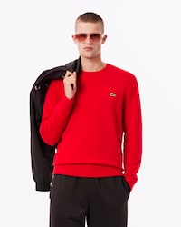 Su&eacute;ter com Gola Redonda de Cashmere de Malha 3D